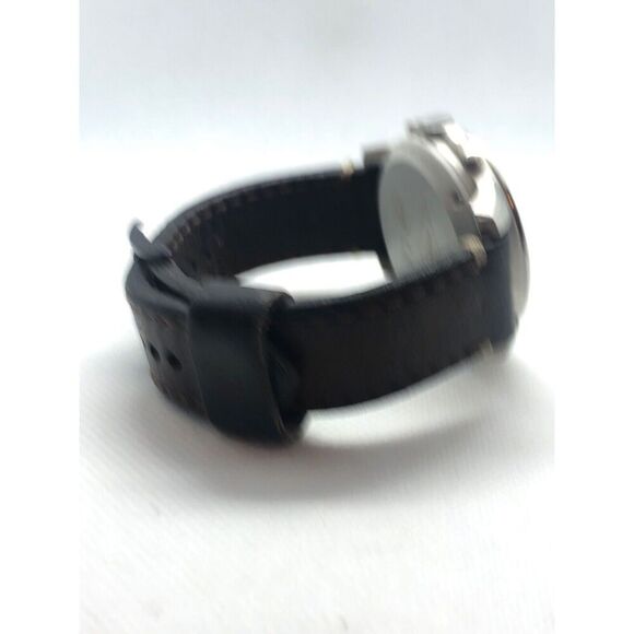 Fossil Q NDW1 Men's Brown Leather Analog Cream Dial Quartz Genuine Watch BP161 - Picture 9 of 10